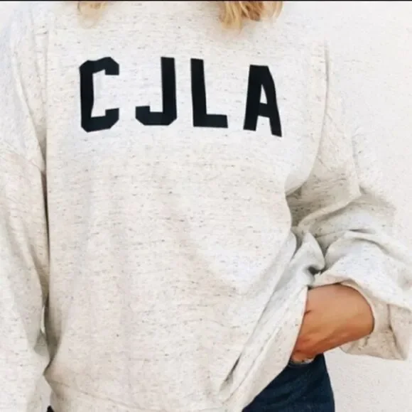 CJLA Heather Grey Pullover Sweatshirt Oversized
Size S - Picture 7 of 10